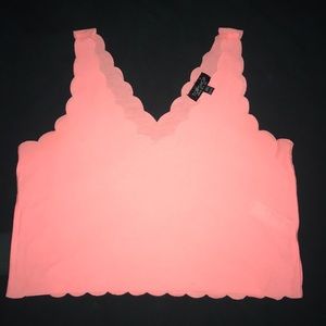 Neon crop tank